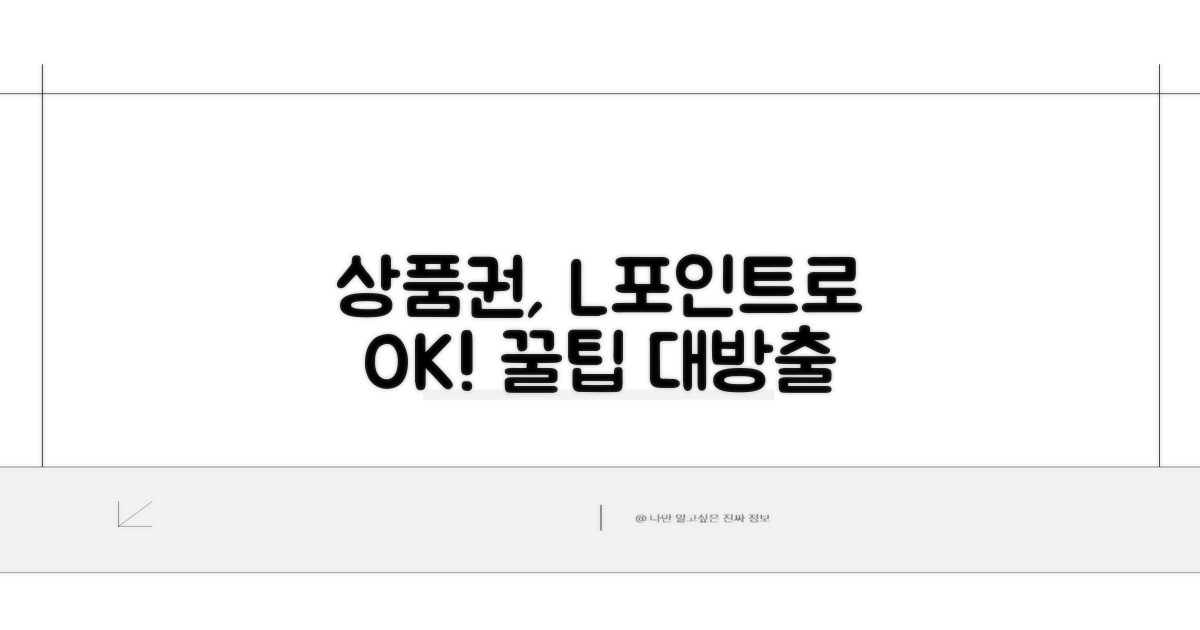 상품권, L포인트로 바꾸는 절차