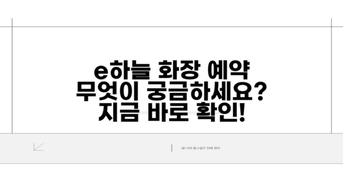 e하늘 화장예약, 무엇이 궁금하세요?