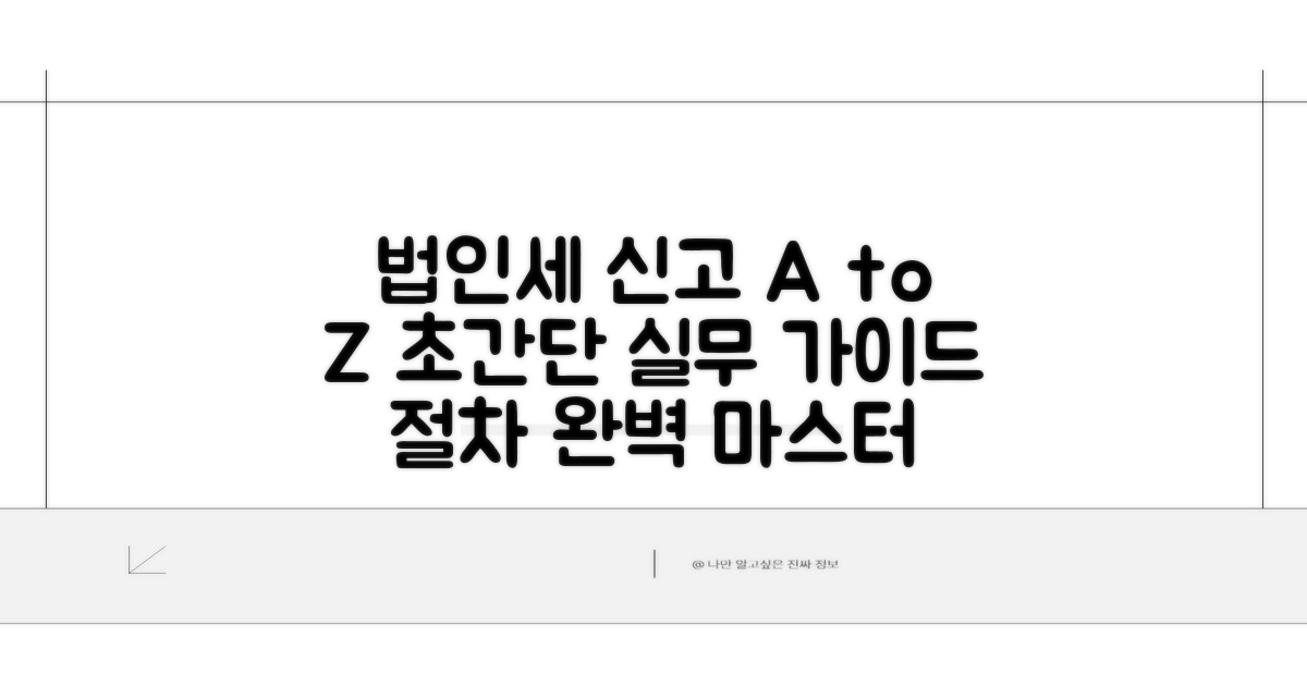 실무 가이드: 법인세 신고 절차