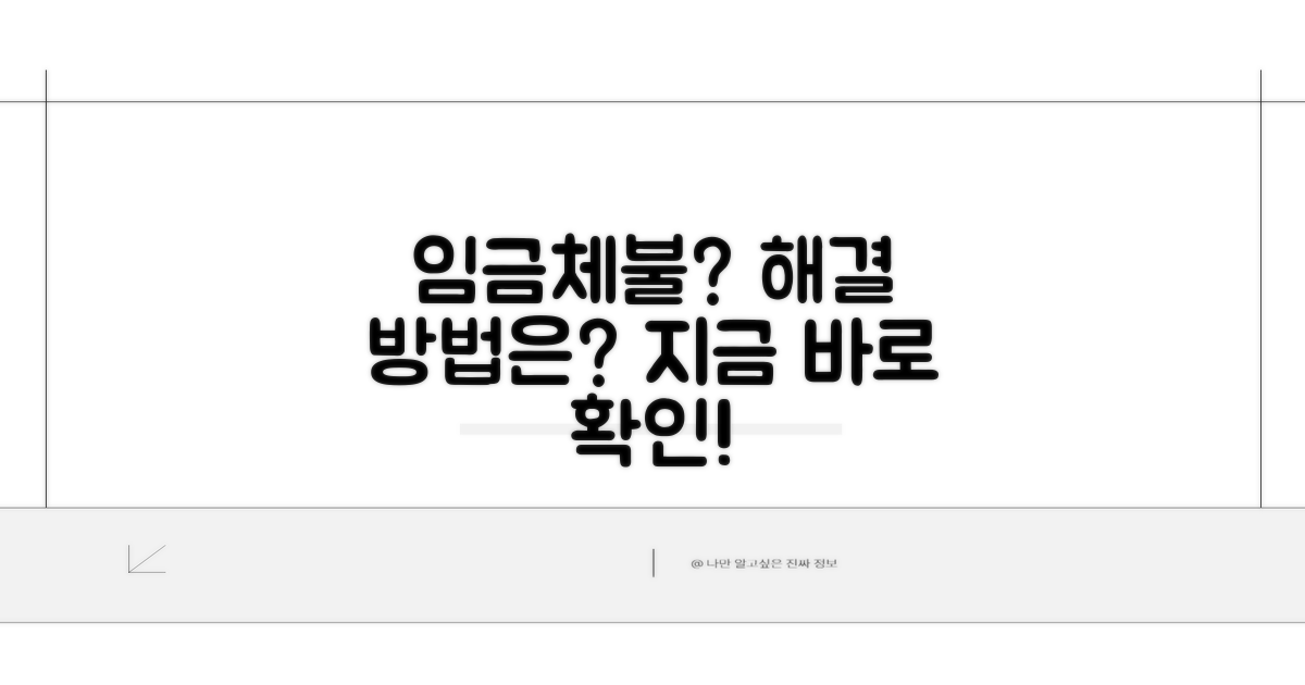 임금체불 문제, 해결 방법 찾기