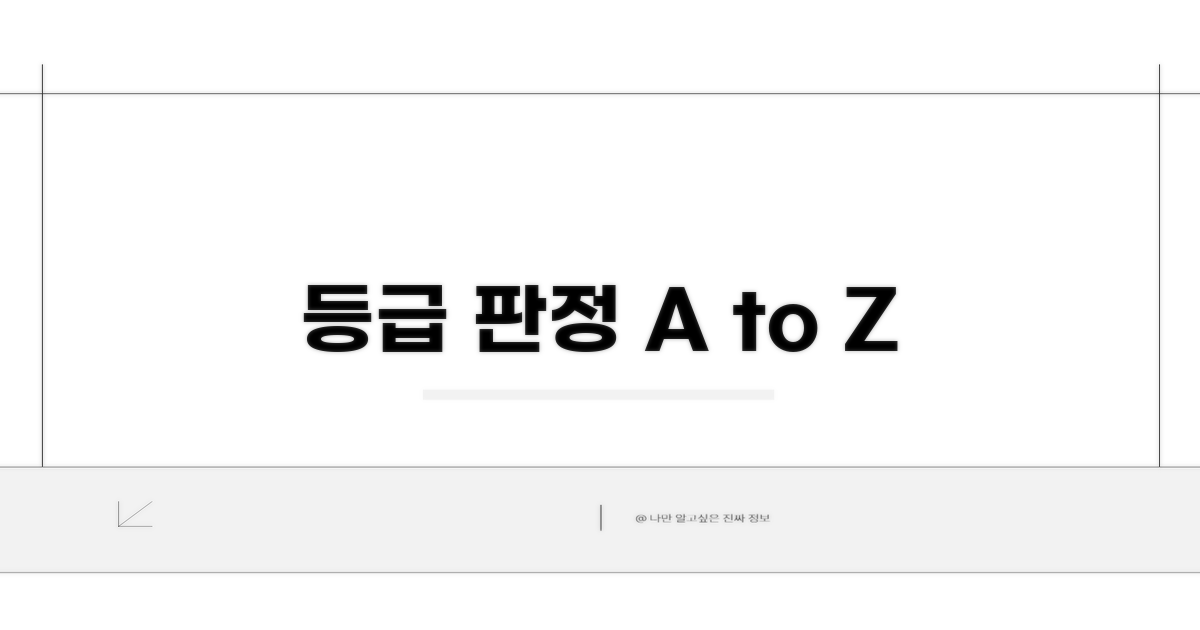 등급 판정 절차와 과정