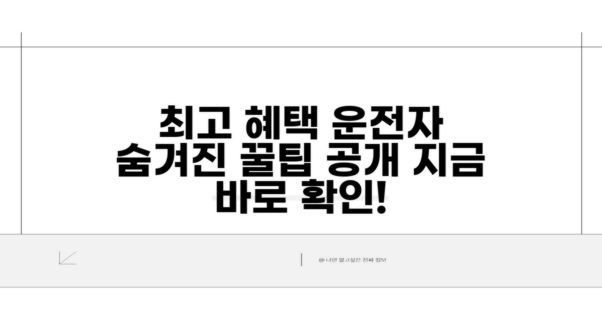 최고 혜택 받는 운전자