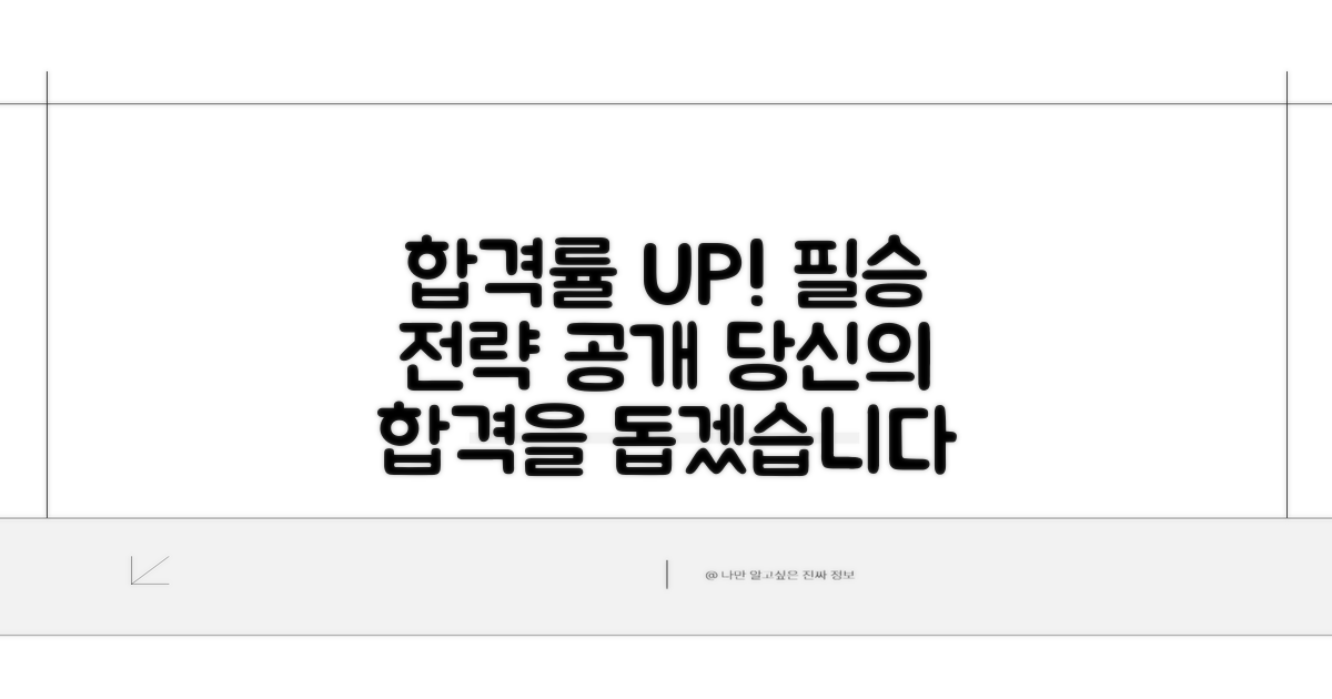 합격 확률 높이는 전략