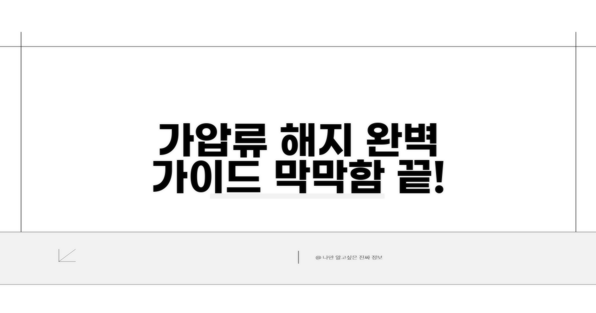 가압류 해지하는 방법