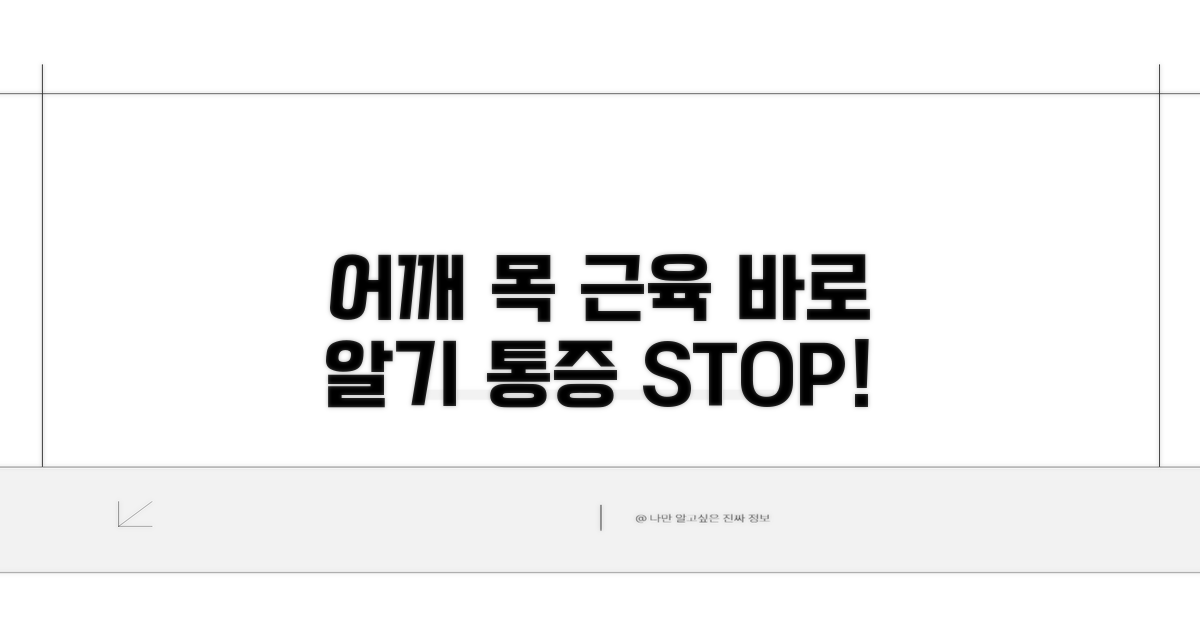 어깨와 목 근육 알아보기