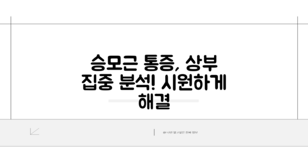 승모근 상부 통증 이해하기