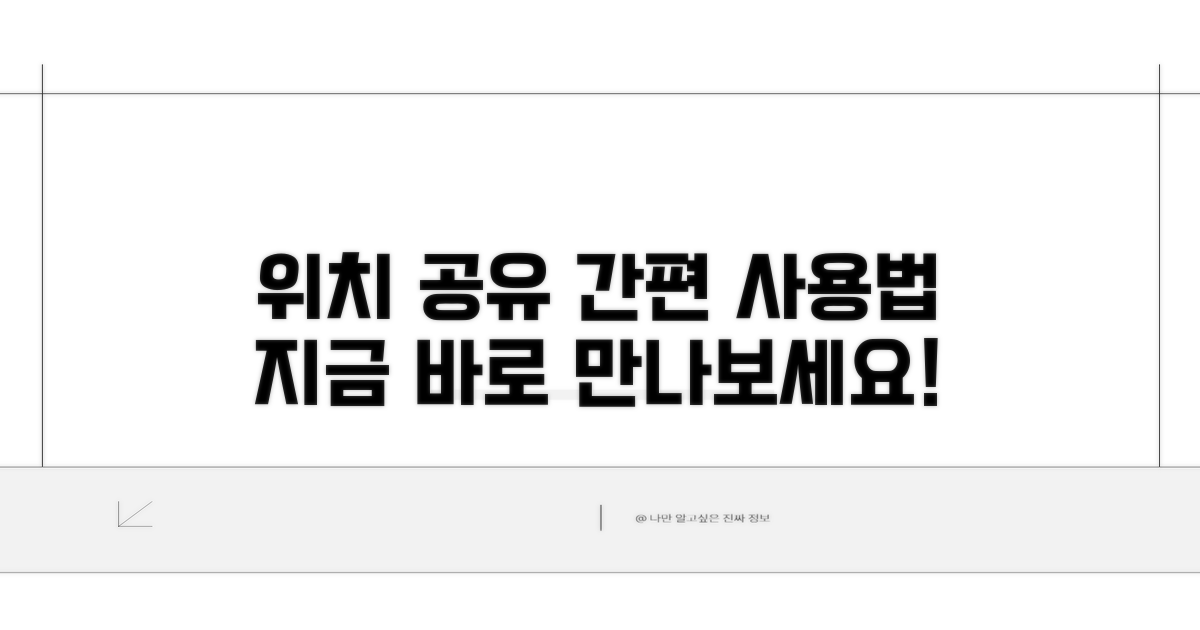 장소 공유, 쉬운 사용법