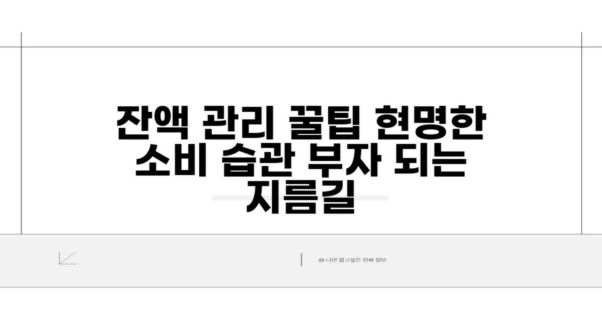 잔액 조회 및 관리 팁