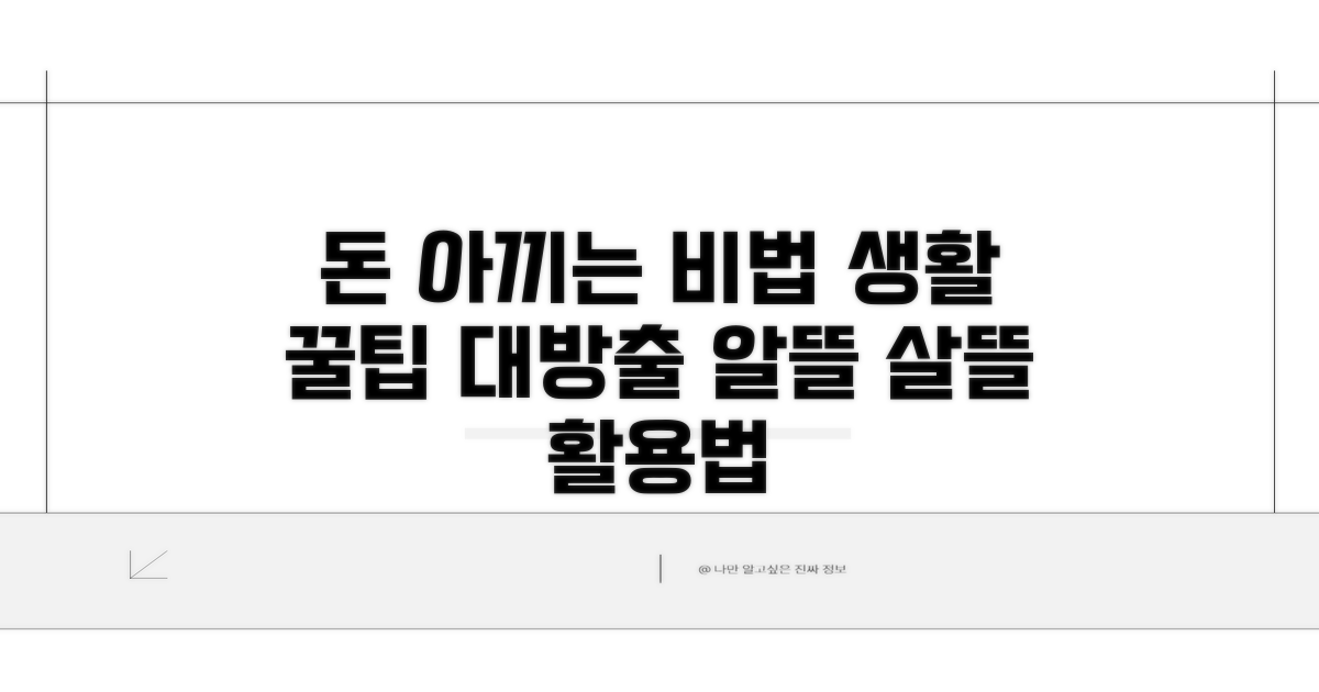 절약 꿀팁과 추가 활용