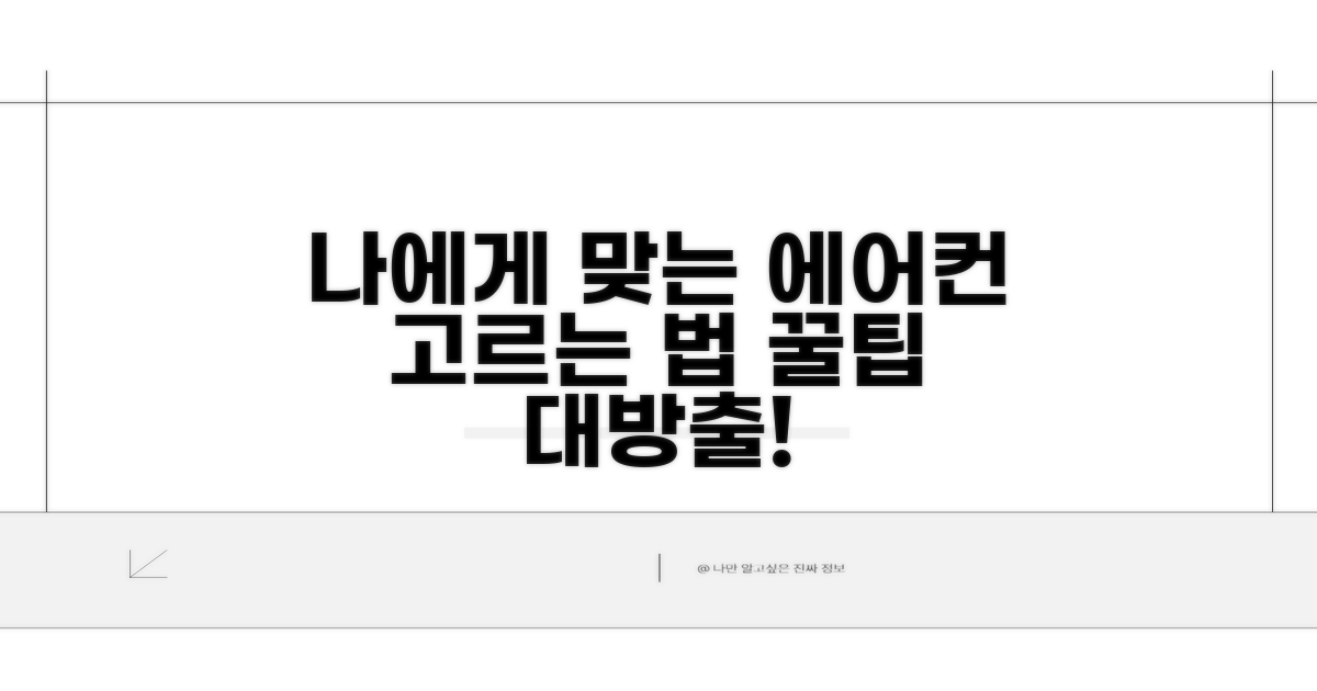 나에게 맞는 에어컨 고르는 법