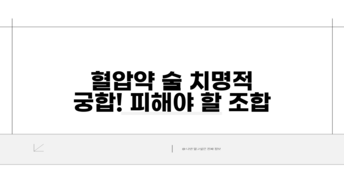 궁합이 맞지 않는 혈압약과 술