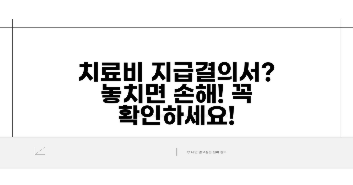 치료비 지급결의서란 무엇인가요?