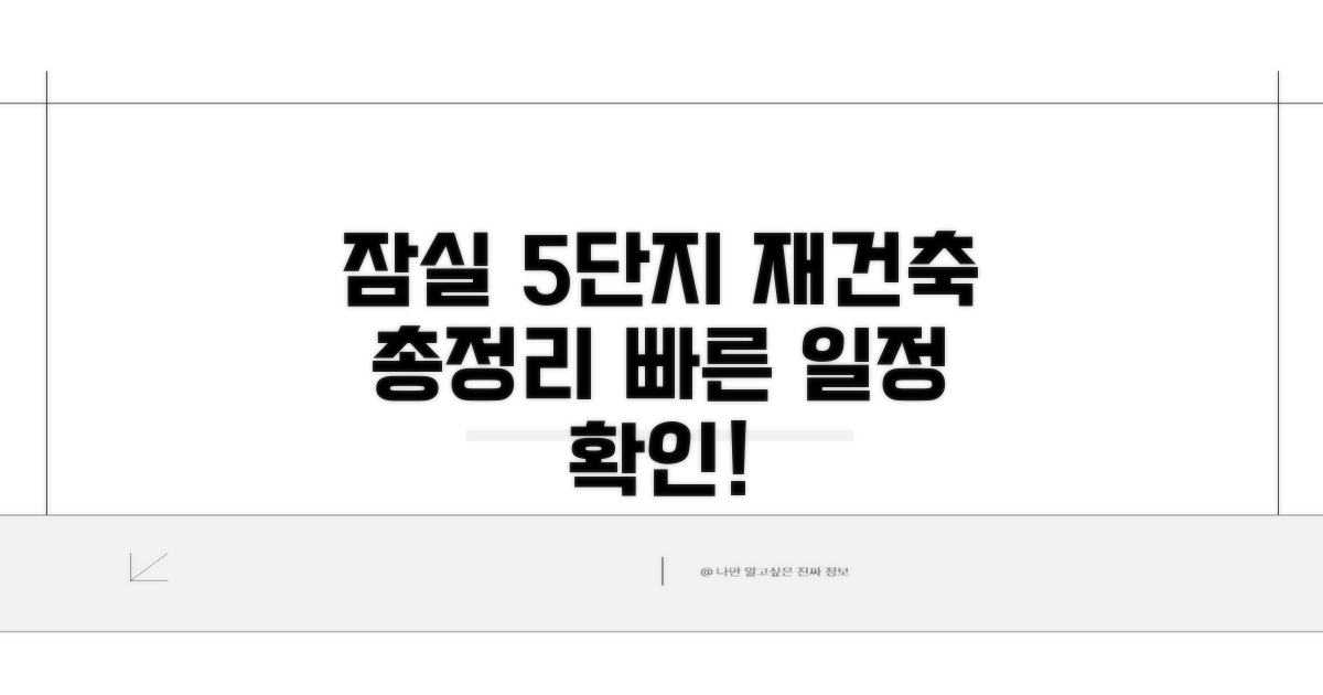 잠실5단지 재건축 일정 총정리