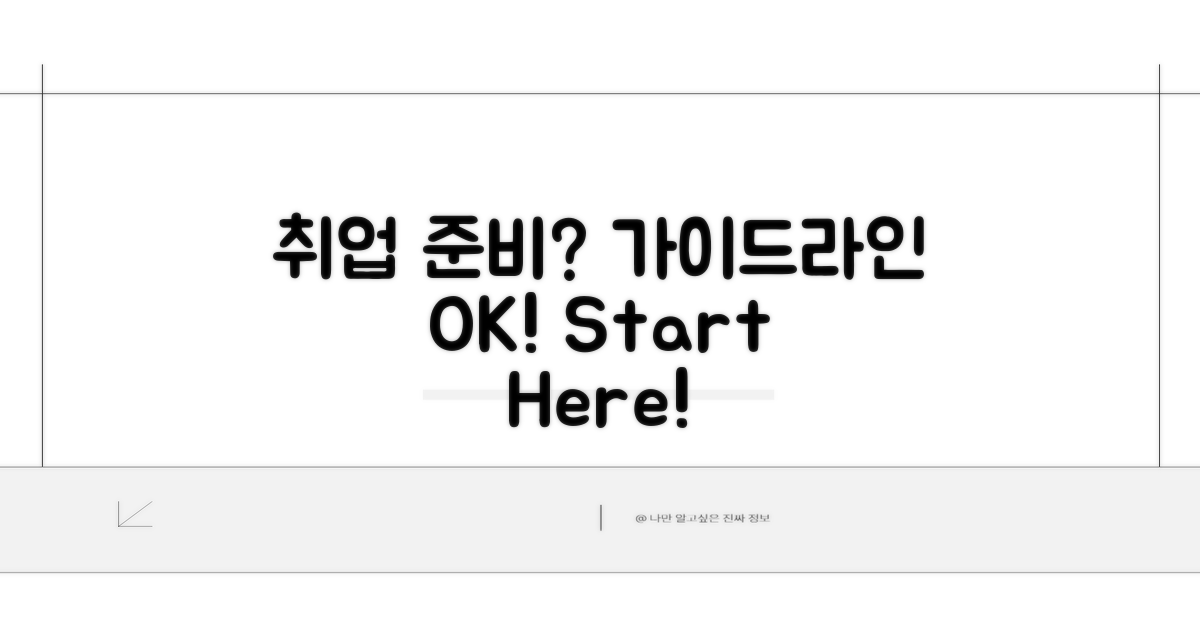 취업 준비, 어디서부터 시작할까?