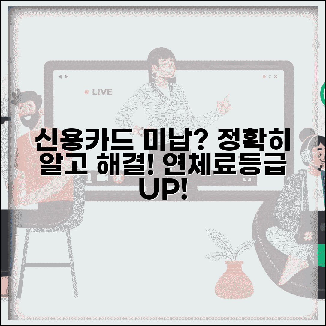 신용카드 미납 해결방법 | 연체료 계산 | 신용등급 영향 | 카드사별 연체 처리 절차