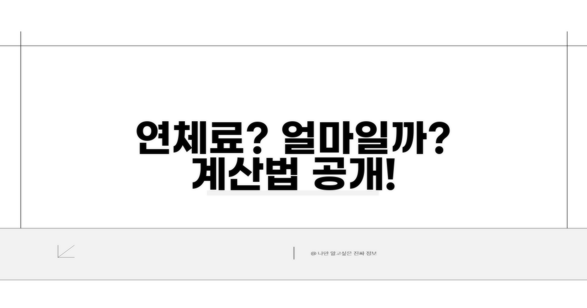 연체료는 얼마일까? 계산법 공개