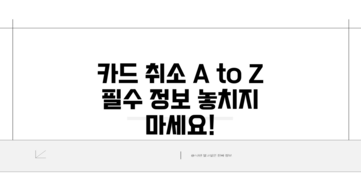 카드 결제 취소, 꼭 알아두세요