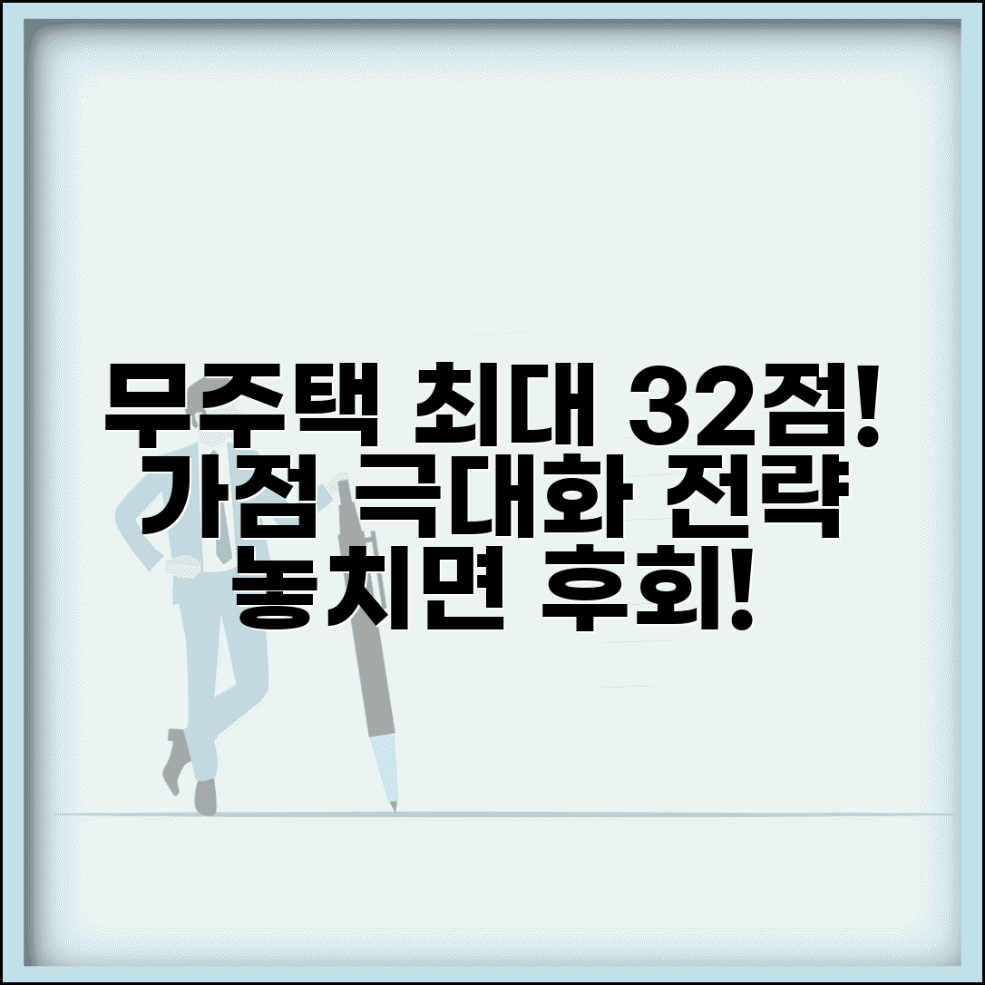 무주택 기간 가점 극대화 전략과 최대 32점 계산법