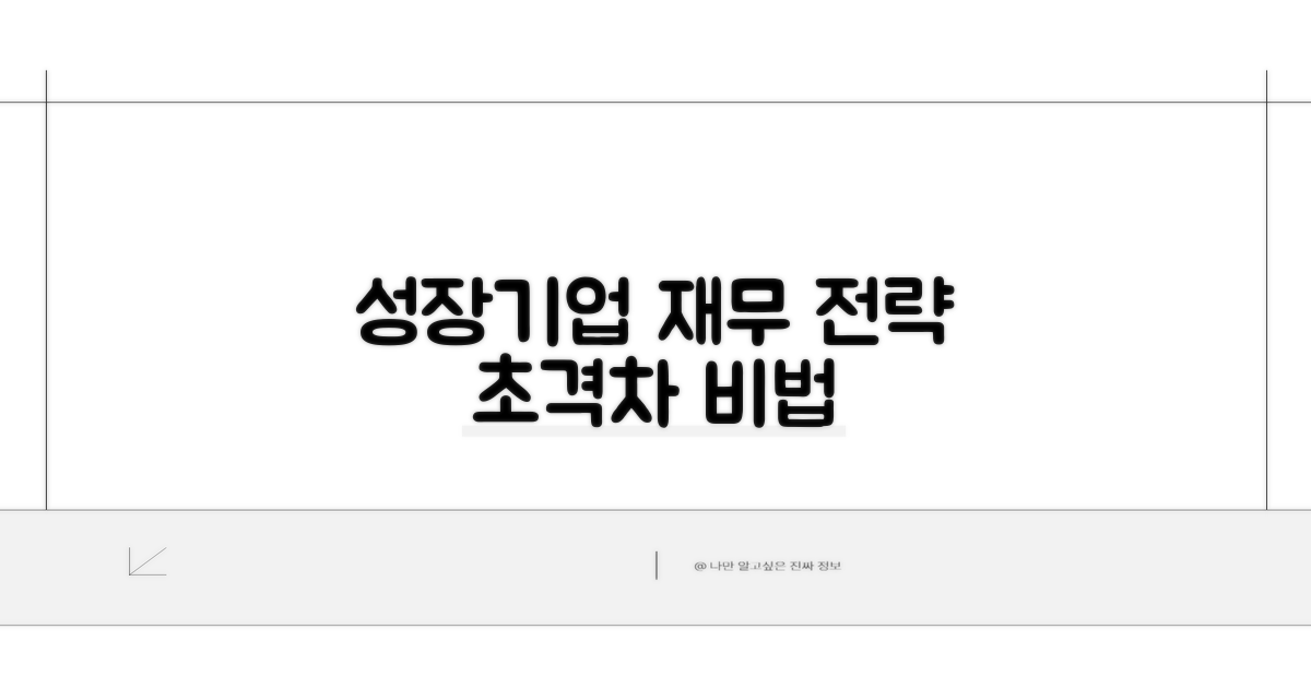 성장률 높은 기업의 재무 전략