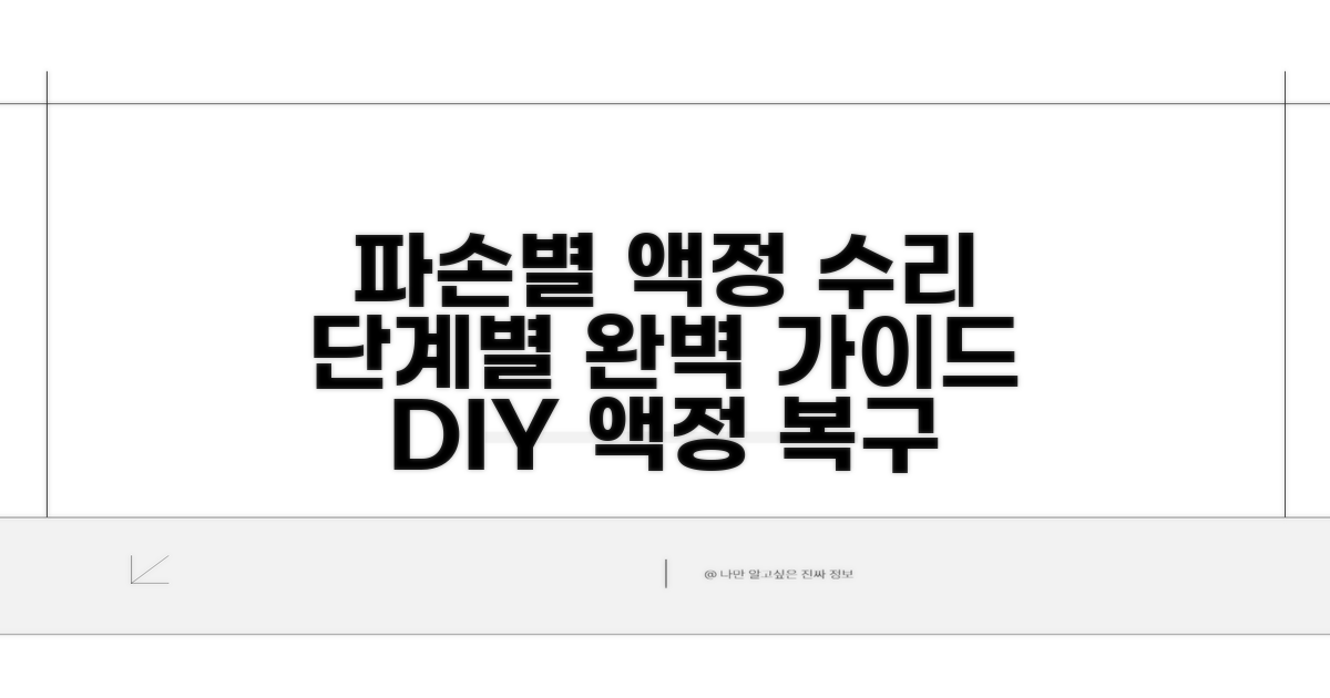 파손 유형별 액정 수리 절차 가이드