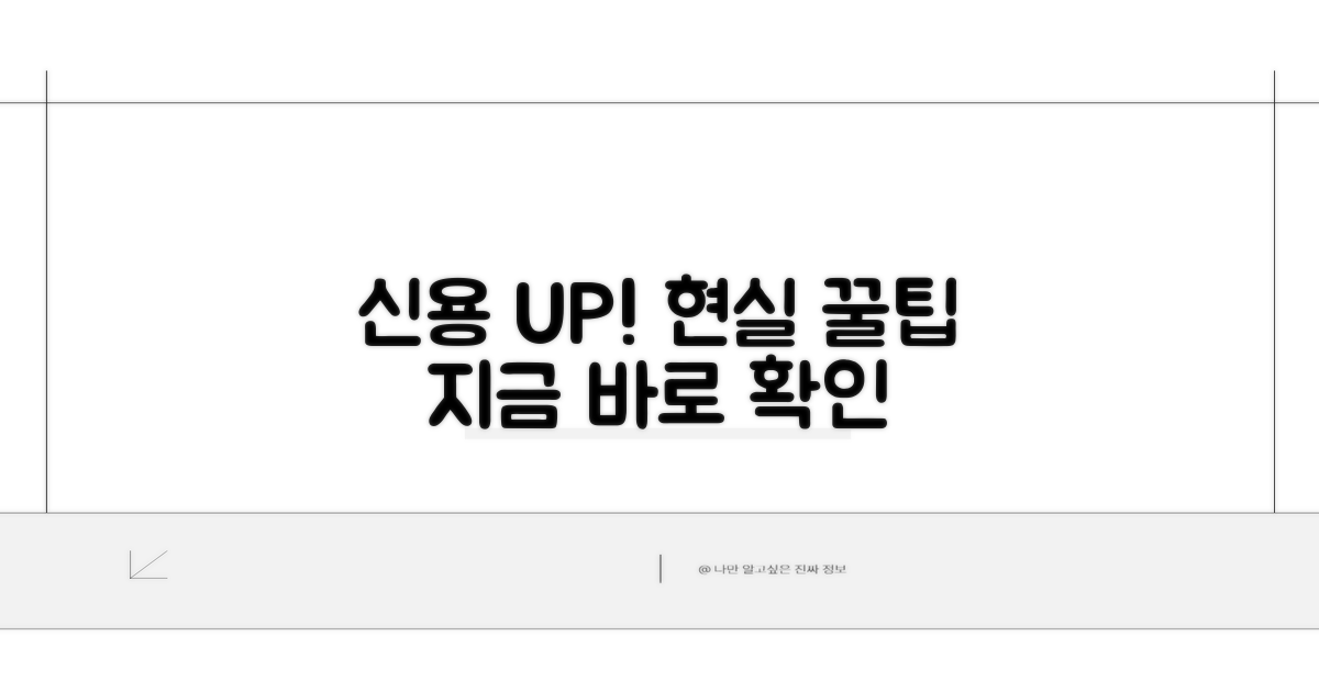 신용등급 올리는 현실적인 꿀팁