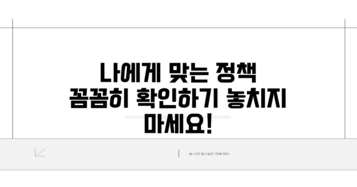 나에게 맞는 정책 꼼꼼히 확인하기