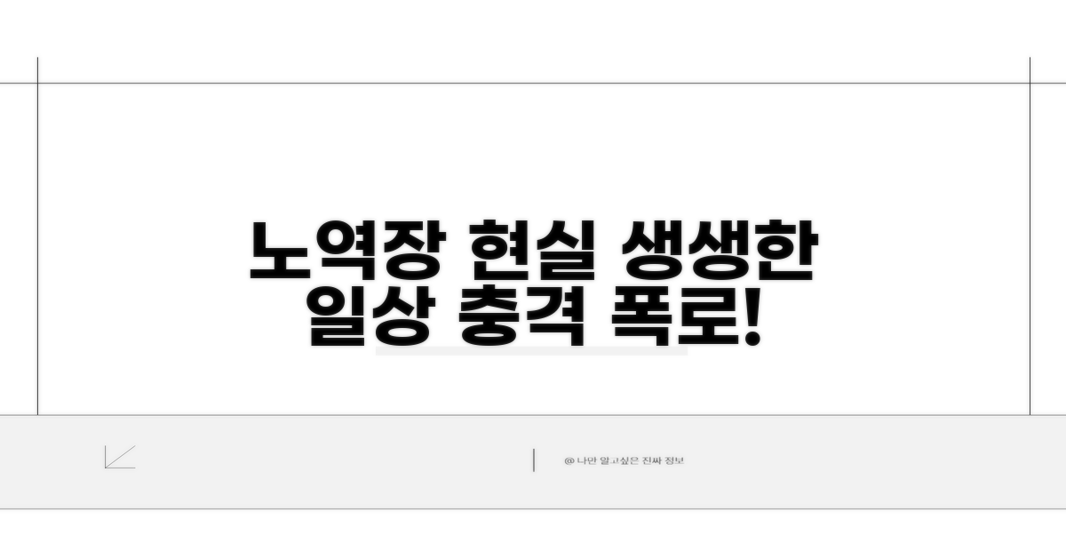 실제 경험담, 노역장 일상 엿보기