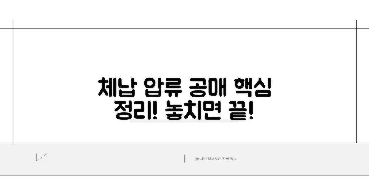 체납 압류 공매 절차 핵심 요약