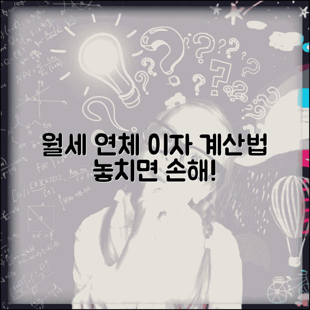 월세 연체이자 계산법과 연체 시 이자 산정 방법