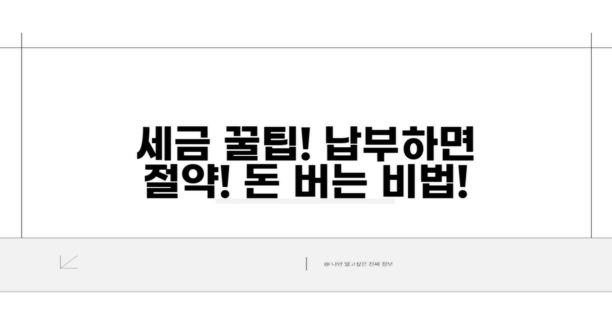 납부 꿀팁! 세금 절약 효과까지