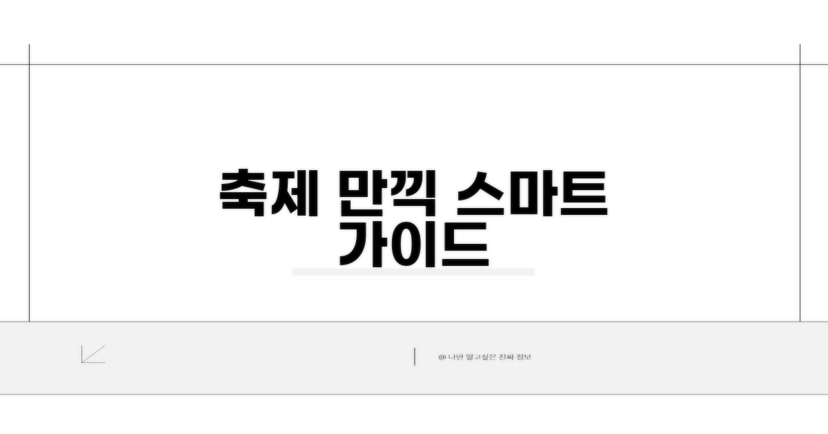 축제 즐기는 스마트 가이드