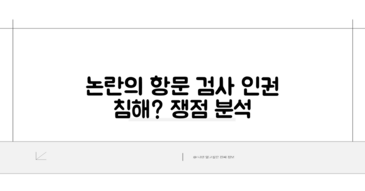 항문 검사, 인권 침해 논란과 쟁점