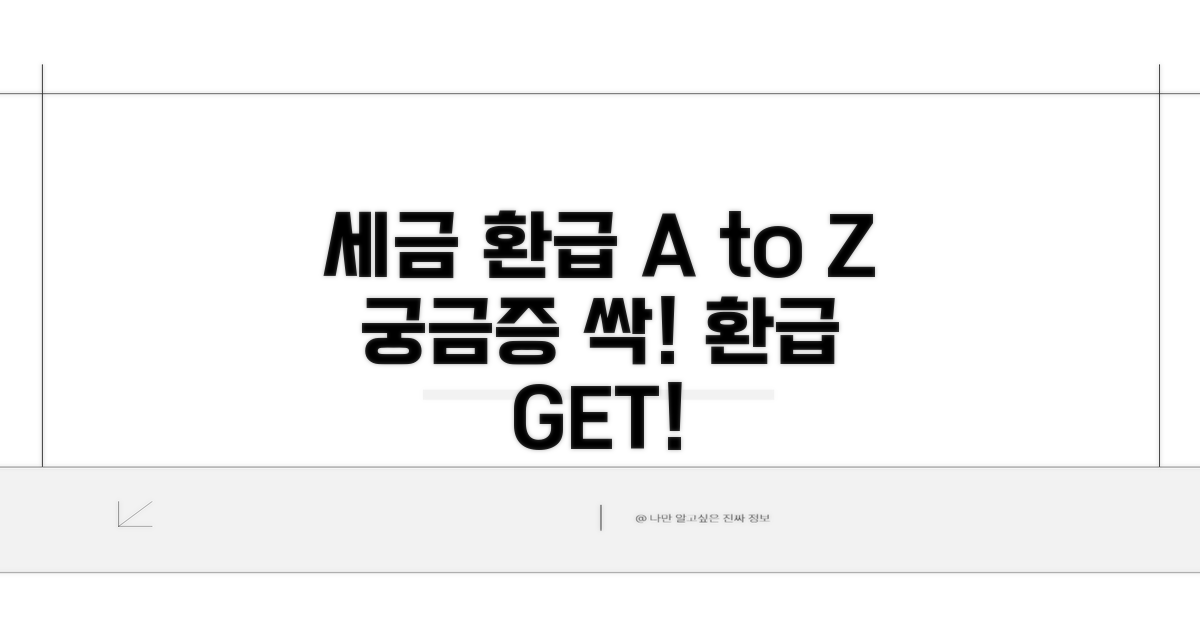 세금 환급, 궁금증 완벽 해소