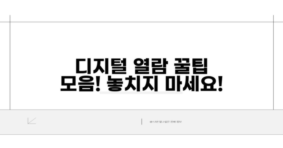 디지털 열람 꿀팁 완전정리