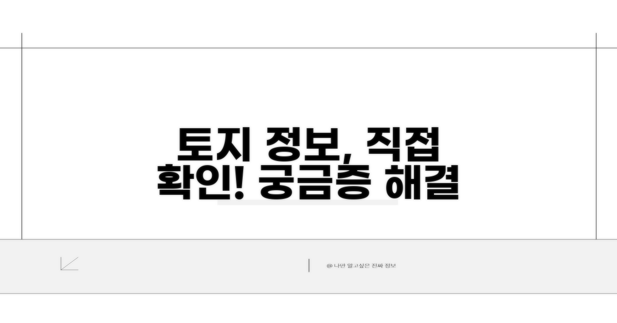 궁금한 토지 정보, 직접 찾아보세요