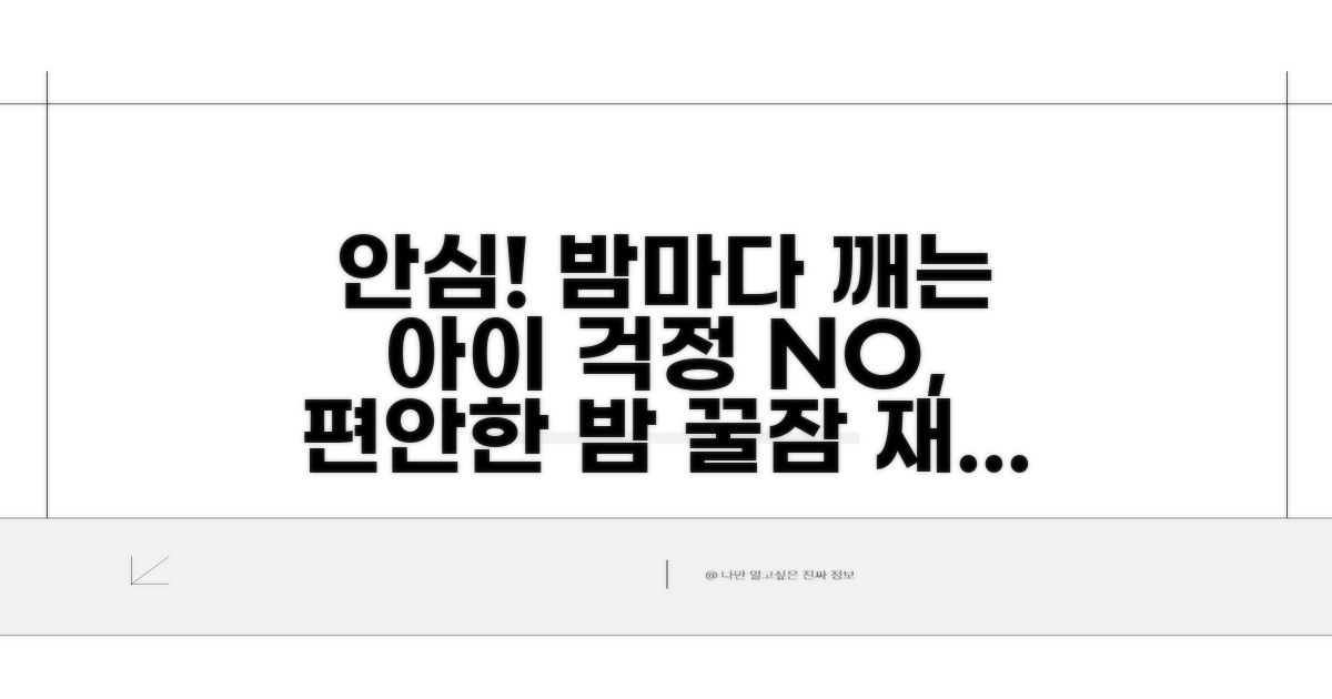 밤마다 깨는 아이 안심시키기