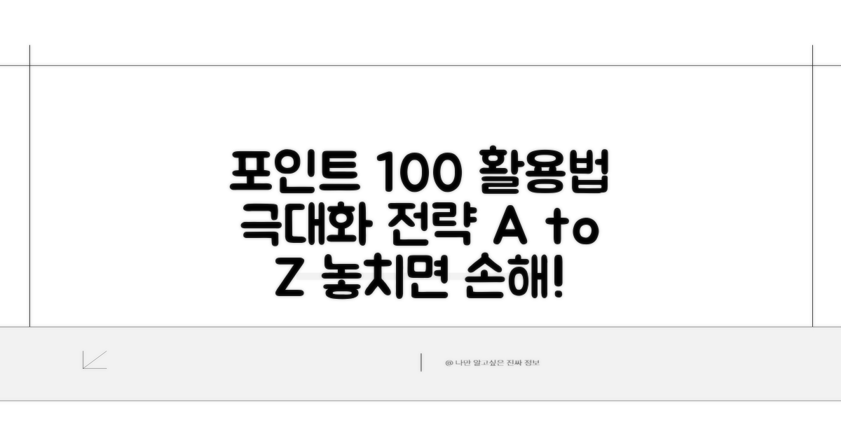 포인트 사용 극대화 전략 총정리