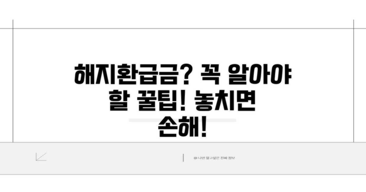 해지환급금 조회 시 꼭 알아둘 정보