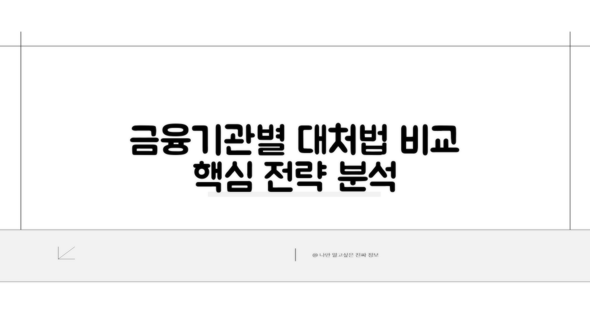 금융기관별 대처 방안 비교 분석