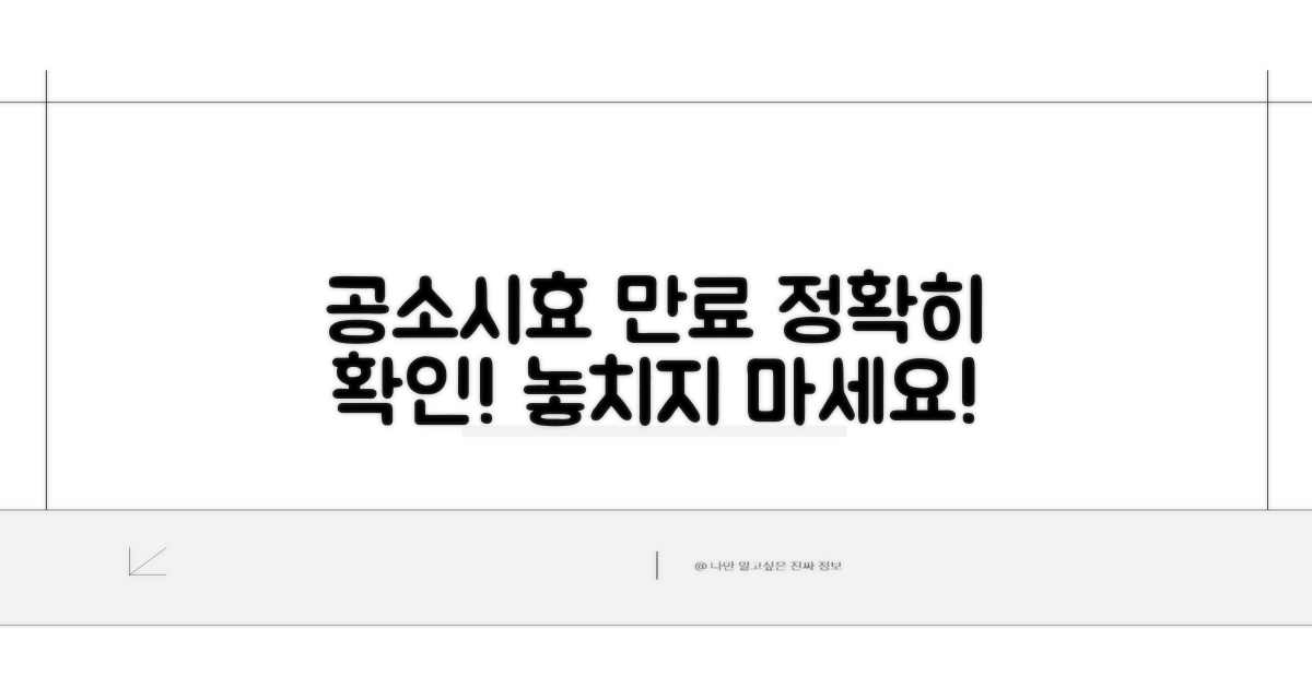 공소시효 만료 시점 확인 방법