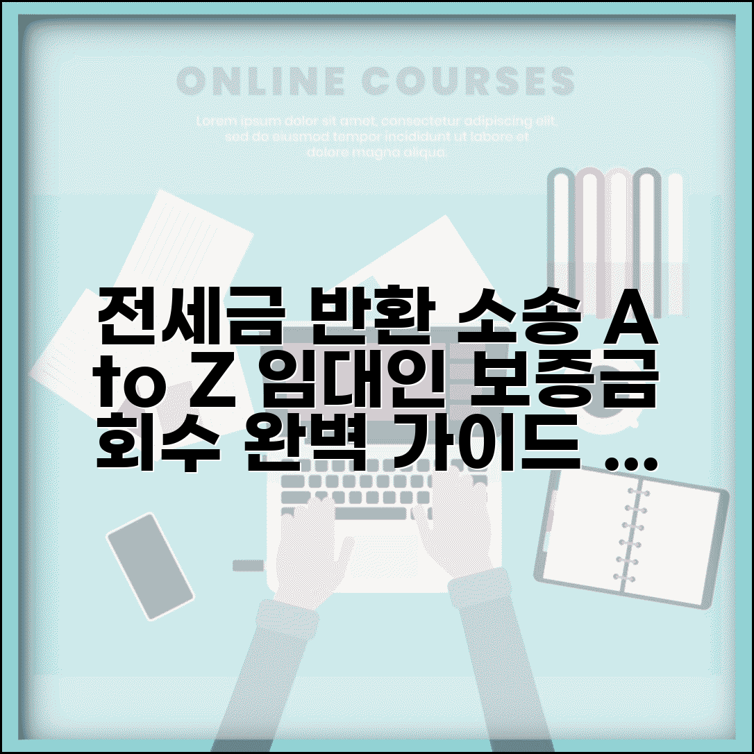 전세금 반환 청구소송 단계별 | 임대인 보증금 회수 절차, 방법 및 필요 서류 총정리