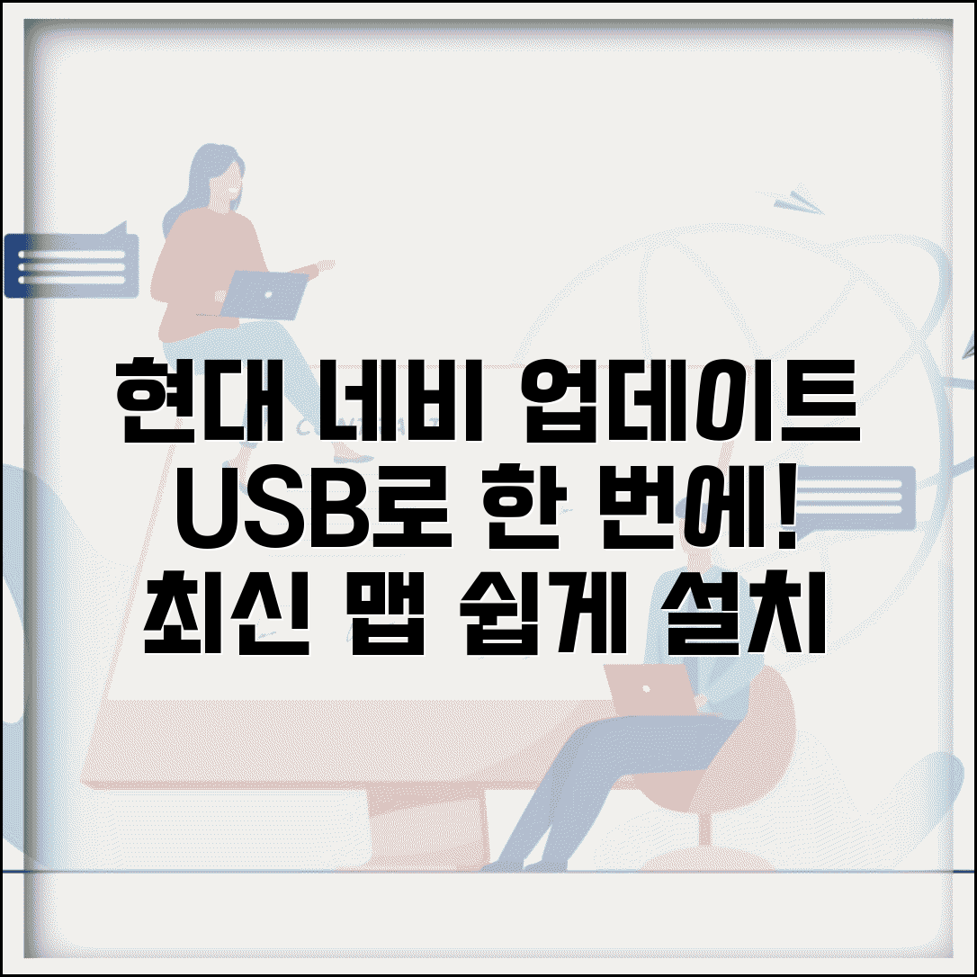 현대 네비 업데이트 간편 가이드 | USB 준비부터 최신 맵 설치까지 한 번에 해결