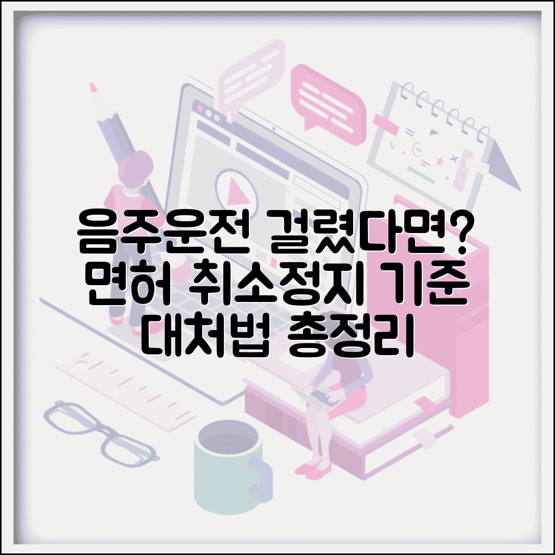 음주운전 적발됐을때 | 면허취소 vs 정지 기준과 대처법 총정리