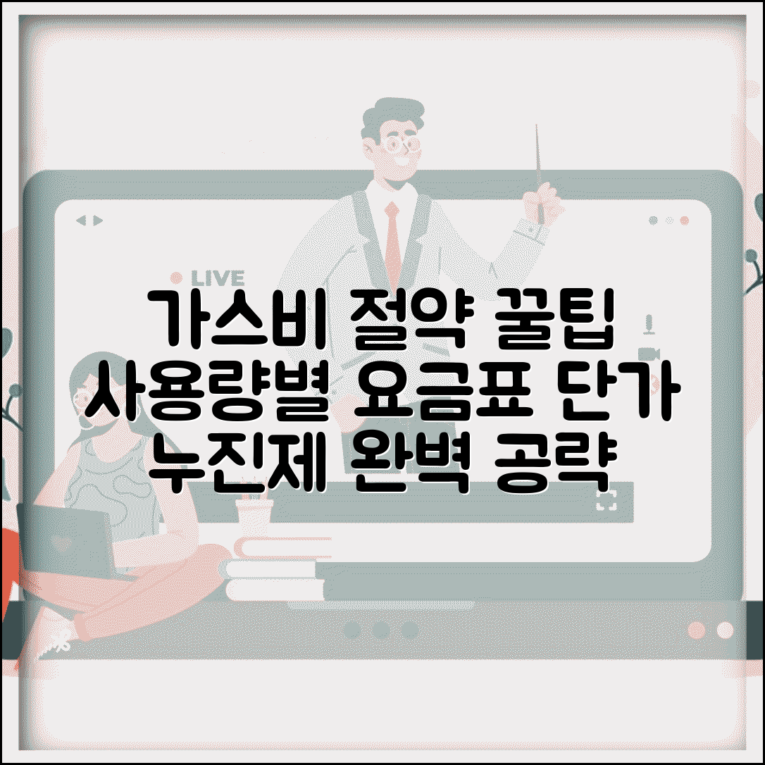 도시가스 요금표 사용량별 단가 | 가스비 누진요금 절약 방법 및 꿀팁 총정리