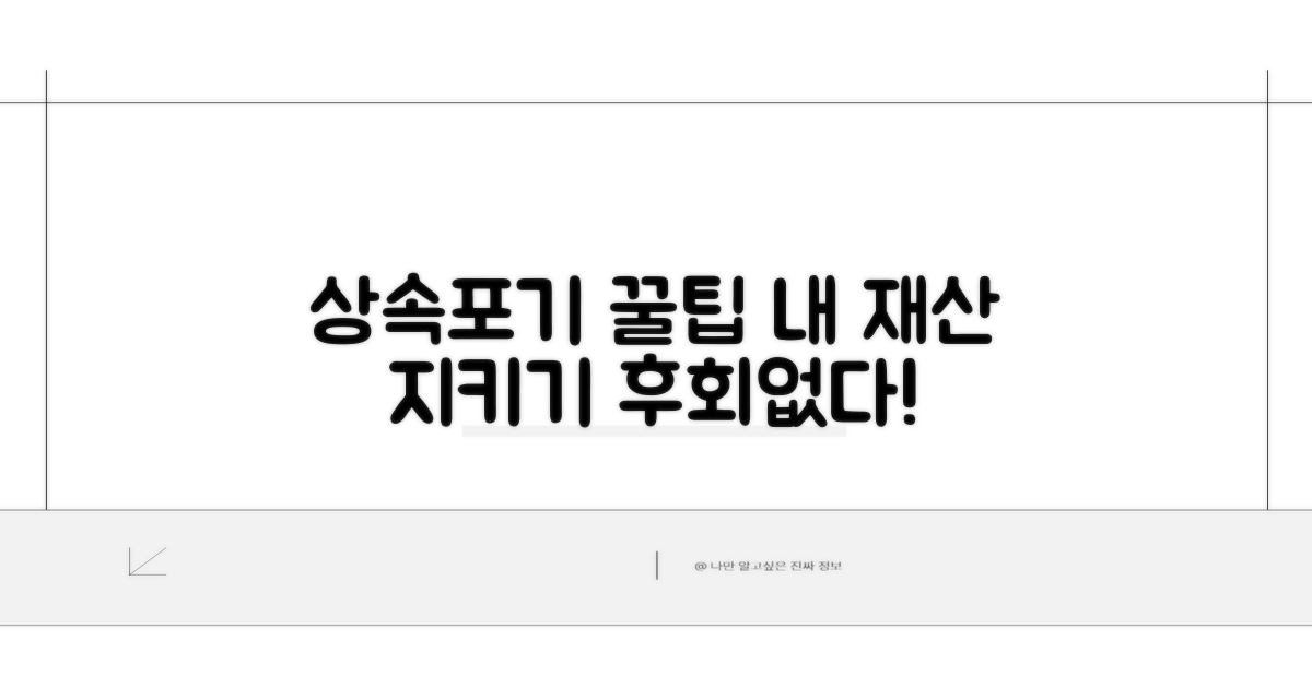 현명한 상속포기 활용 꿀팁