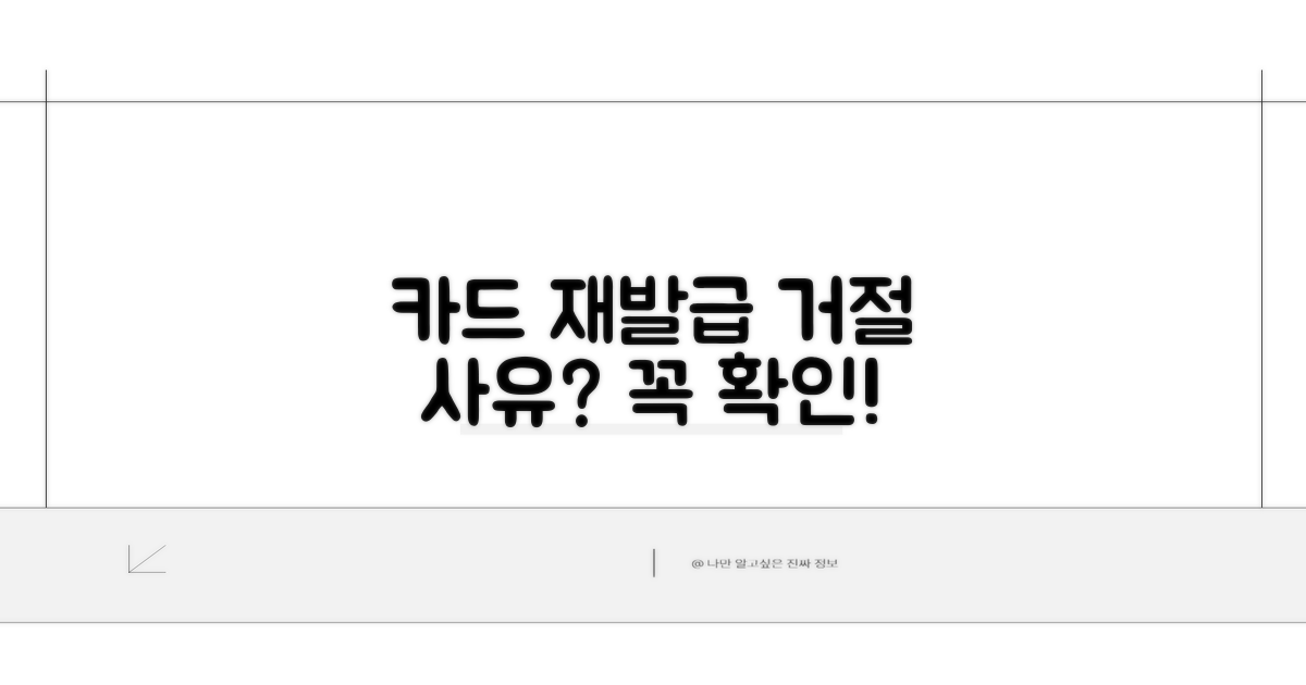 카드 재발급 거절 사유 알아보기