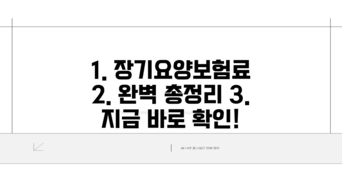 장기요양보험료 산정 기준 총정리