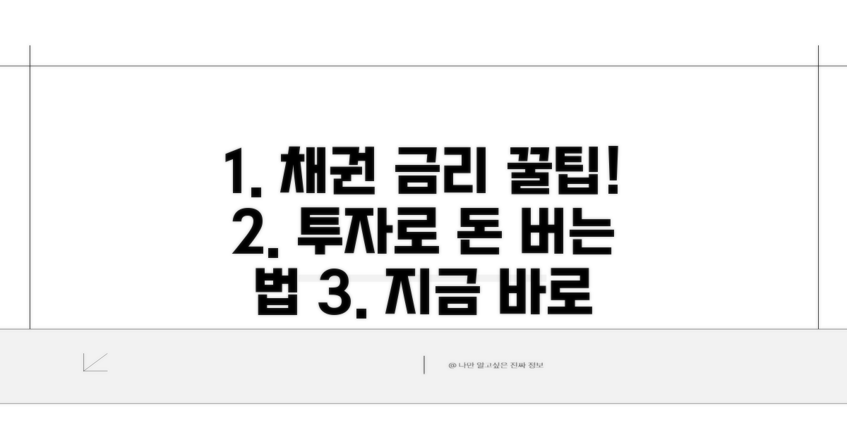 채권금리 활용, 투자 성공 꿀팁