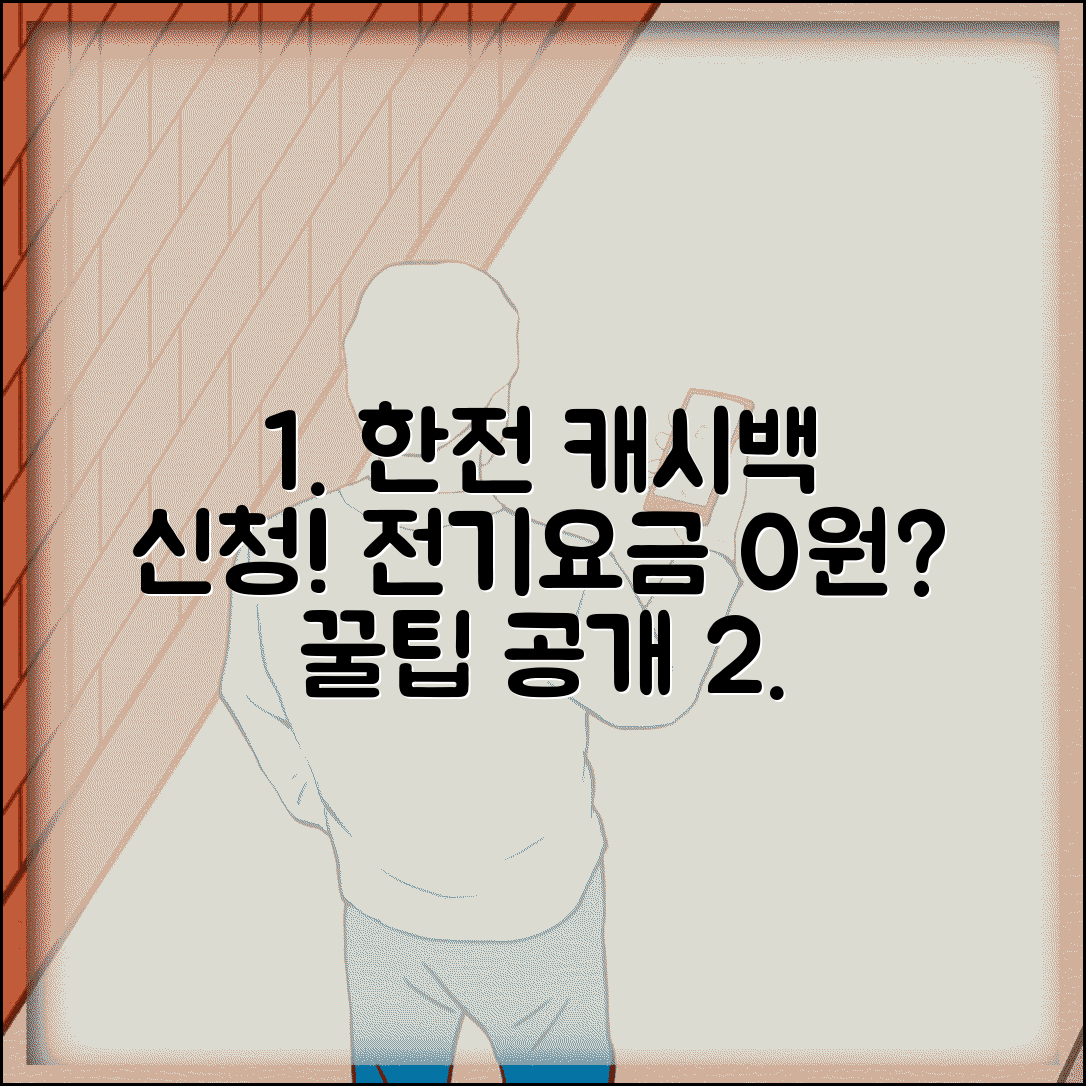 한전 에너지캐시백 신청 | 전기요금 캐시백 신청 완벽가이드