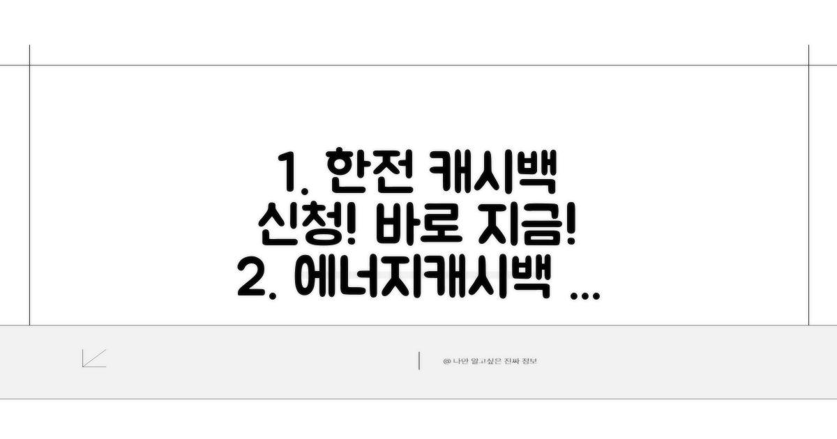 한전 에너지캐시백 신청 방법